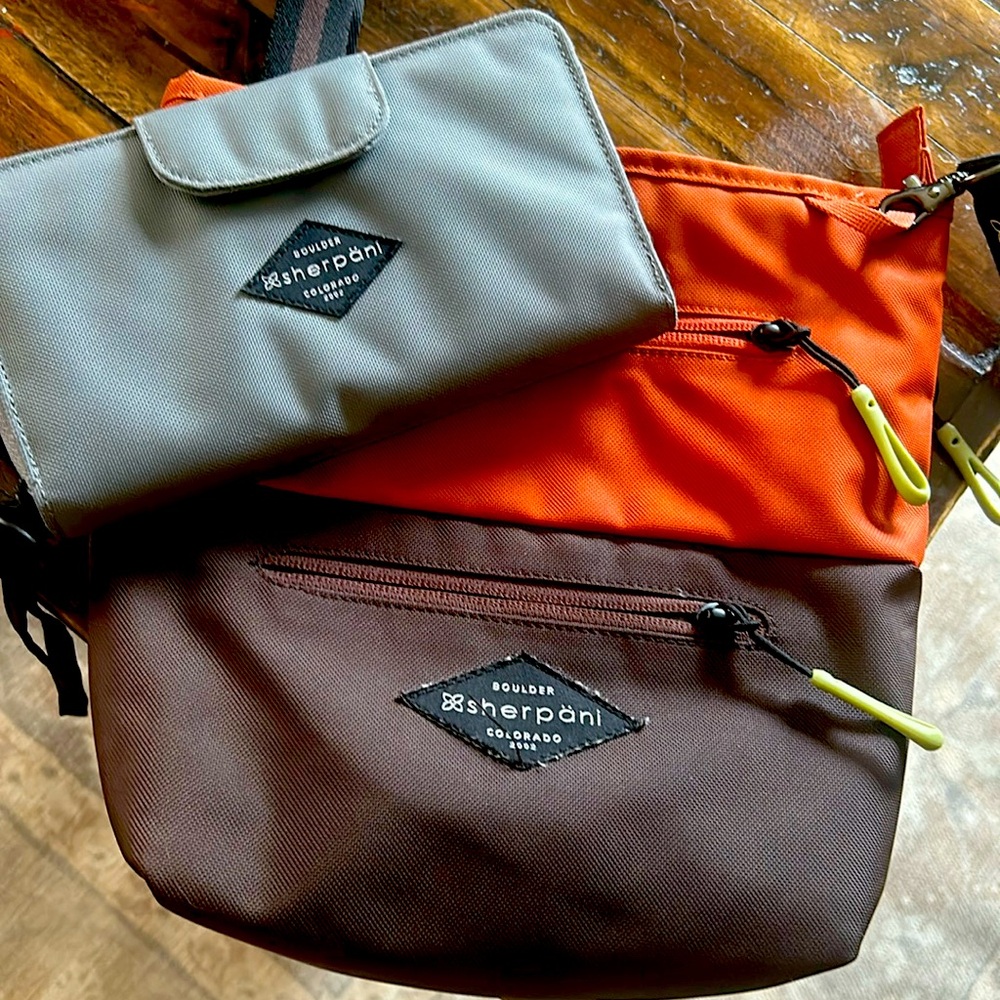 Sherpani crossbody and matching wristlet wallet